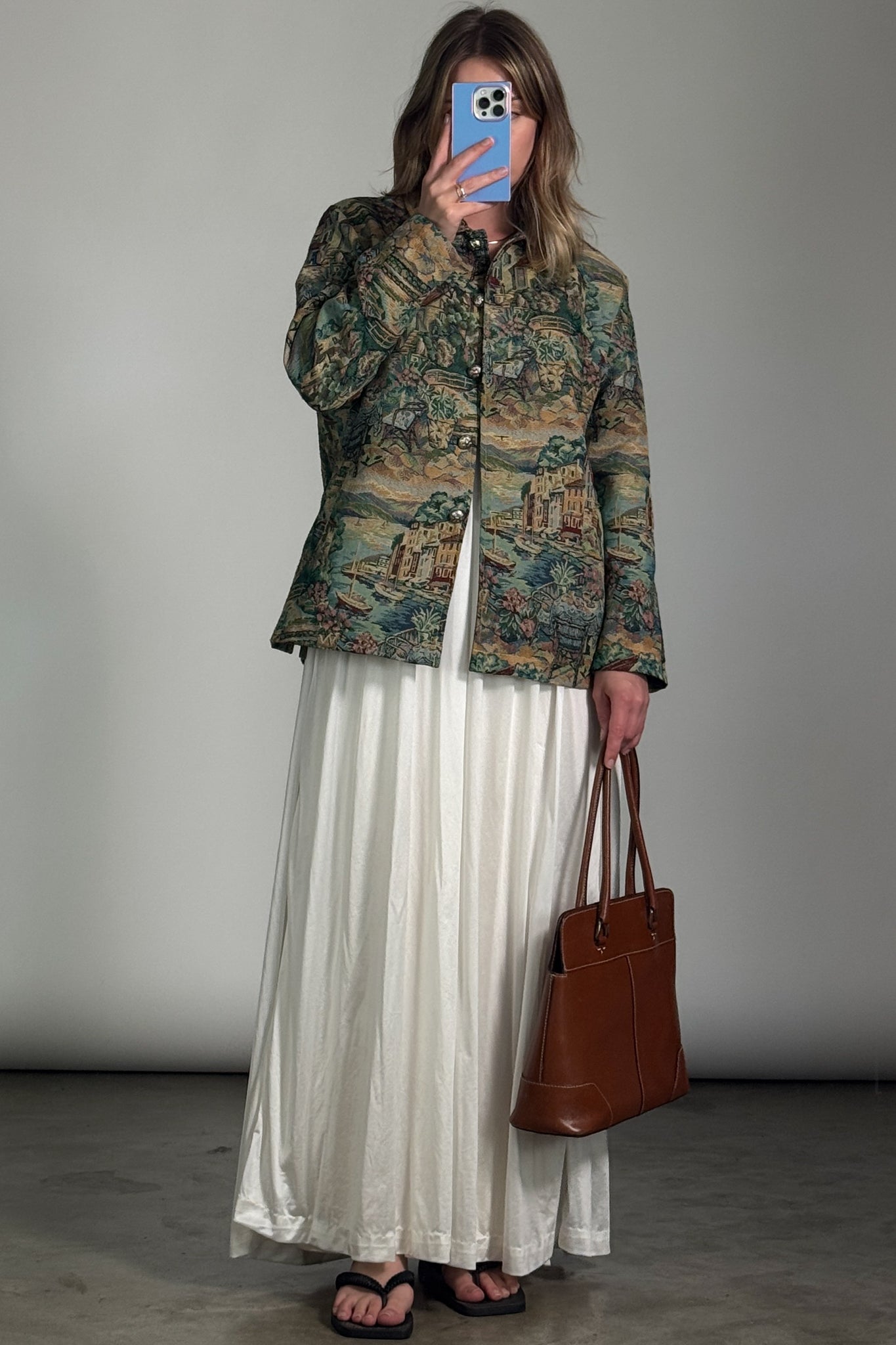 Vintage Country-Side Tapestry Jacket