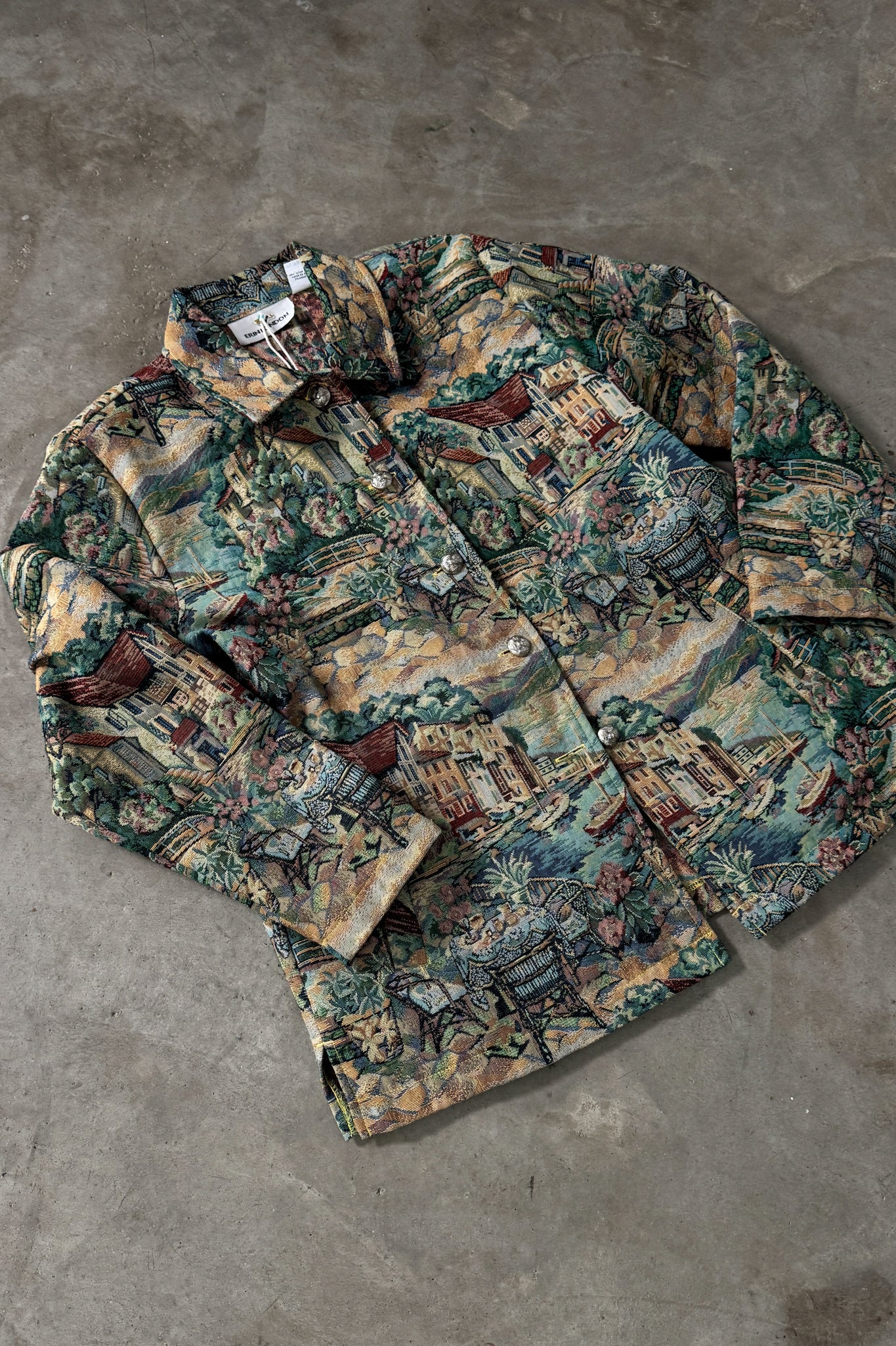Vintage Country-Side Tapestry Jacket