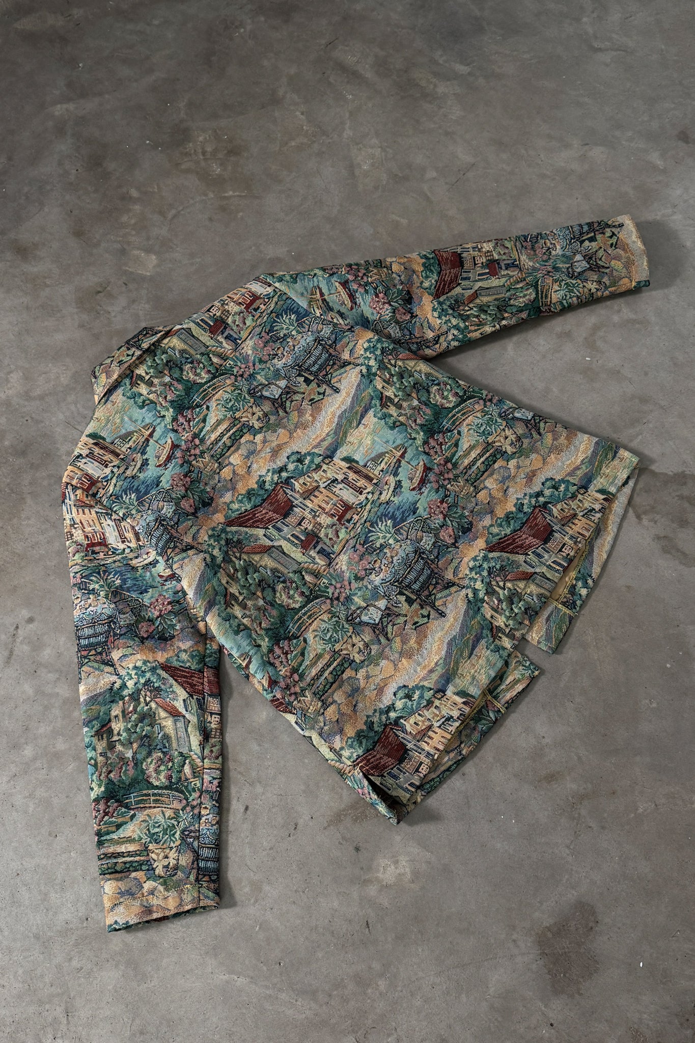 Vintage Country-Side Tapestry Jacket