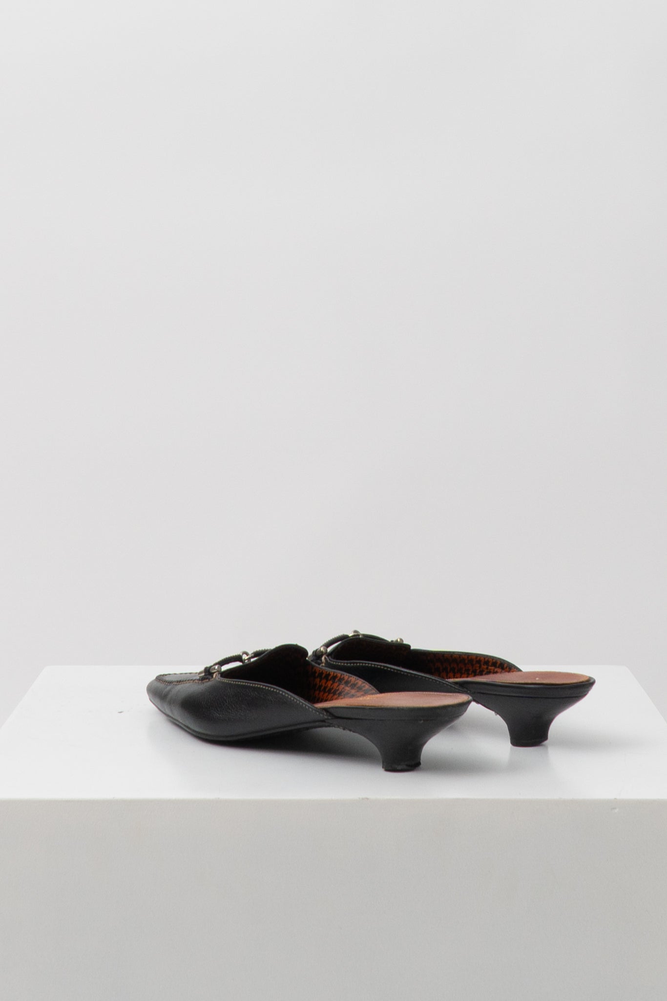 Vintage Horsebit Leather Mules