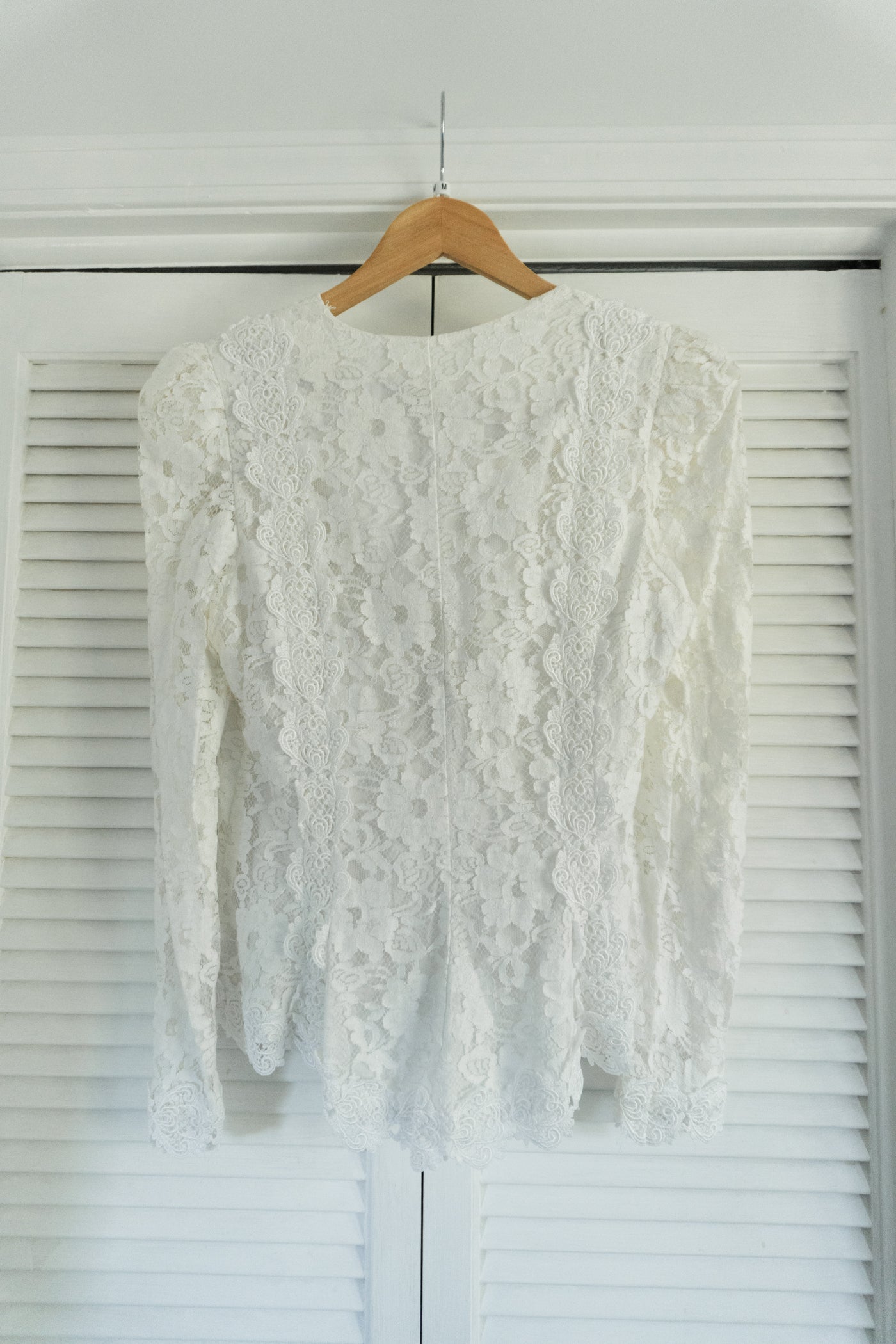 Vintage Lace Button Up Top