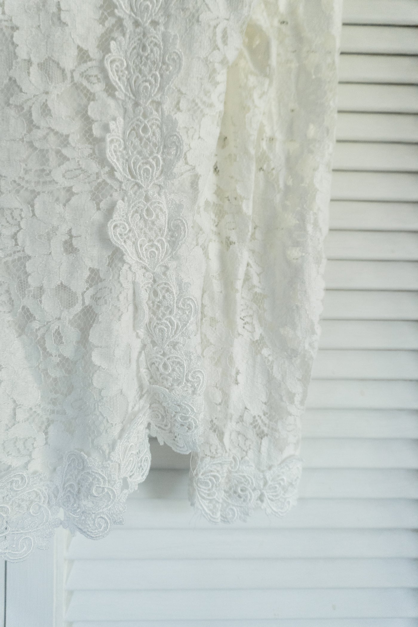 Vintage Lace Button Up Top